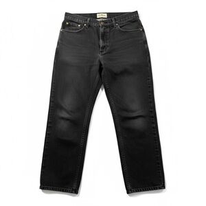 Vintage LL Bean Women's Petite Original Fit Traditional Black Straight Jeans-10P